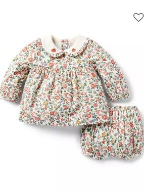 The Pumpkin Collar Floral
Baby Set